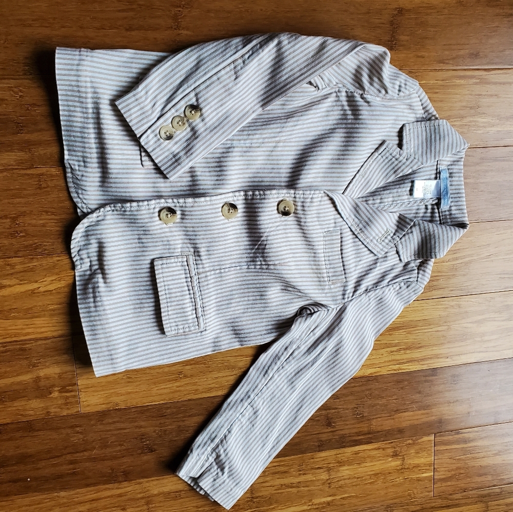 Janie and Jack Stripe Suit jacket